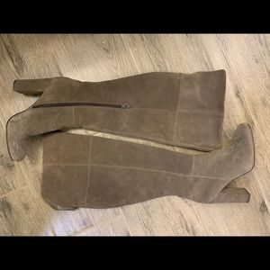 Gianna Bono Suede Thigh High Boots- WIDE LEG